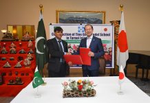 Islamabad (TNS) Japan provides grant to support education development in Islamabad’s Tarnol area