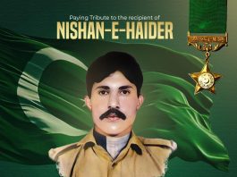 Rawalpindi (TNS) Field Marshal Syed Asim Munir, NI (M), Chief of Army Staff, Chairman Joint Chiefs of Staff Committee, Chief of Naval Staff, Chief of Air Staff and the Armed Forces of Pakistan solemnly commemorate and pay heartfelt tribute to Havildar Lalak Jan Shaheed, Nishan-e-Haider, honoring his unparalleled courage, unwavering dedication, and supreme sacrifice in the defence of the motherland during the Kargil conflict.