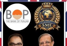 London (TNS) Global and Commonwealth SME Club London United Kingdom Congratulates Bank of Punjab on Launch of BOP SME Digital Finance