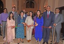 Islamabad (TNS) Art Meets Diplomacy: Swedish Envoy Alexandra Inaugurates Exhibition “Portraits of Adornments” in Islamabad