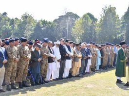 Rawalpindi (TNS) Armed Forces Resolute in Defence of the Nation; Funeral prayers offered for 12 martyrs who defended the homeland