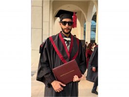 Islamabad (TNS) Son of soil of Talagang, Muhammad Munib Tariq achieved masters degree in BBA from Capital University of Science and technology Islamabad