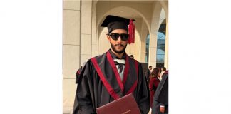 Islamabad (TNS) Son of soil of Talagang, Muhammad Munib Tariq achieved masters degree in BBA from Capital University of Science and technology Islamabad