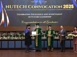 Islamabad (TNS) The National University of Technology (NUTECH) celebrated its 4th Convocation Ceremony at the University Campus