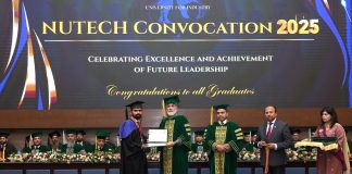 Islamabad (TNS) The National University of Technology (NUTECH) celebrated its 4th Convocation Ceremony at the University Campus