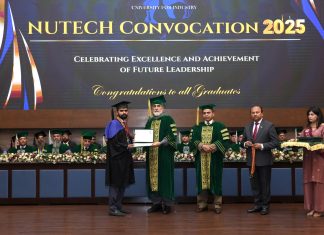 Islamabad (TNS) The National University of Technology (NUTECH) celebrated its 4th Convocation Ceremony at the University Campus