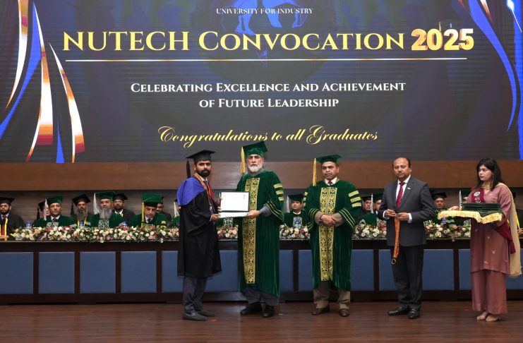 Islamabad (TNS) The National University of Technology (NUTECH) celebrated its 4th Convocation Ceremony at the University Campus