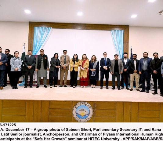 ISLAMABAD (TNS) Seminar on “Safe Her Growth” held