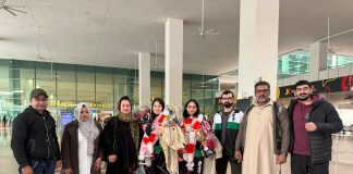 ISLAMABAD (TNS) Pakistani Karate Team Returns Home from Uzbekistan After Winning 3 Gold Medals