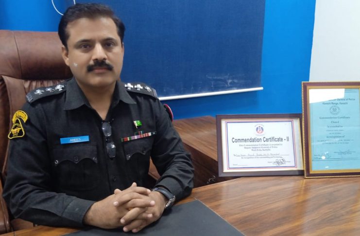 KARACHI (TNS) Outstanding Performance of SHO Pirabad Anis Ahmed Sheikh Restores Law and Order
