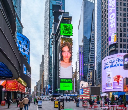Karachi (TNS) Neha Karim Ullah Lights Up New York’s Times Square as Spotify’s EQUAL Pakistan Ambassador for Q1 2026