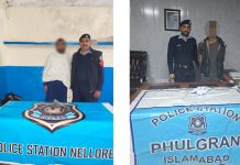 islamabad (TNS) 15 outlaws arrested, drugs and weapons recovered