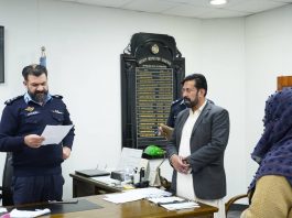 islamabad (TNS) DIG Headquarters meets family of martyred police officer According to the details