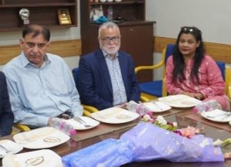 Karachi (TNS) JPMC Delegation Visits Karachi Press Club