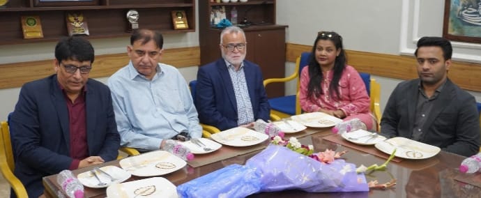 Karachi (TNS) JPMC Delegation Visits Karachi Press Club