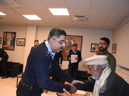 Islamabad (TNS) IGP holds open court to address public grievances Inspector General of Police (IGP) Islamabad Syed Ali Nasir Rizvi