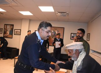 Islamabad (TNS) IGP holds open court to address public grievances Inspector General of Police (IGP) Islamabad Syed Ali Nasir Rizvi