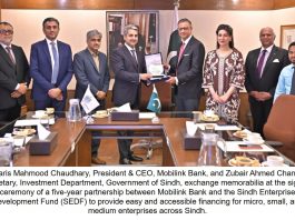 ISLAMABAD (TNS) Mobilink Bank, SEDF join forces to offer inclusive MSME financing for Sindh’s growth sectors