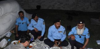 Islamabad (TNS) IGP shares Iftar with officers, reviews security measures