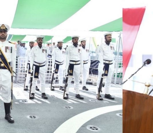 ISLAMABAD (TNS) Maritime border defense strengthened, Khyber equipped with modern technologies joins Pakistan Navy
