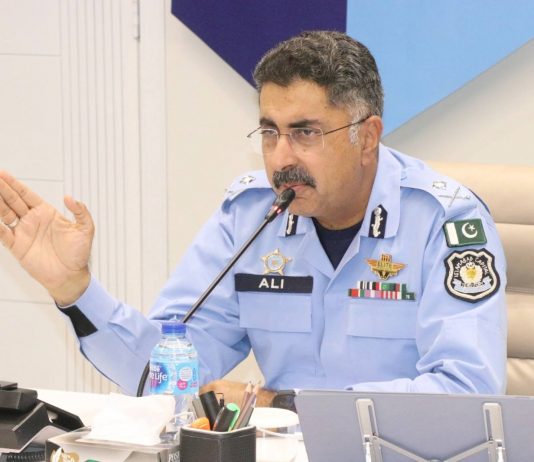 Islamabad (TNS) IGP Islamabad Syed Ali Nasir Rizvi chairs high-level meeting at Safe City