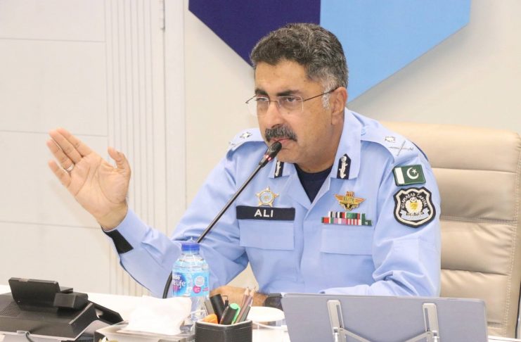 Islamabad (TNS) IGP Islamabad Syed Ali Nasir Rizvi chairs high-level meeting at Safe City