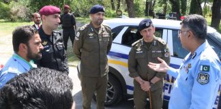 Islamabad (TNS) IGP Islamabad reviews Red Zone security with Chief Commissioner،Inspector General of Police (IGP) Islamabad Syed Ali Nasir Rizvi