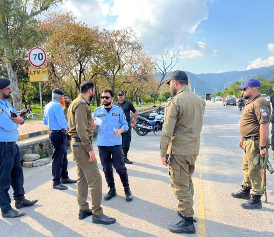 Islamabad (TNS) SSP Operations Islamabad visits various duty points, review security