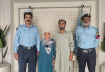 Islamabad (TNS) Islamabad Police reunites missing boy with his family،