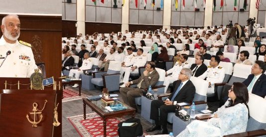 LAHORE (TNS) A seminar titled “Marka-e-Haq After One Year: Deterrence, Diplomacy and Narrative in South Asia” was organised by the Maritime Centre of Excellence (MCE) at Pakistan Navy War College
