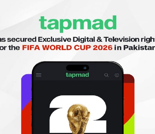 ISLAMABAD (TNS) tapmad Secures Exclusive Digital and Television Rights for the FIFA World Cup in Pakistan