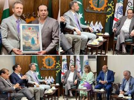Islamabad (TNS) Salih KÜKREK, Founder of SANLAB* – and Vice Chairman Turkish Software Council met with President FPCCI, ECO-CCI, SVP SAARC CCI, and Vice President CACCI Atif Ikram Sheikh.
