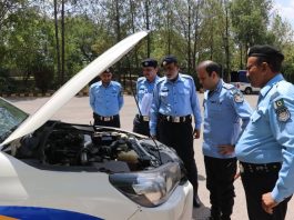 ISLAMABAD (TNS) DIG Security reviews operational readiness of vehicle fleet