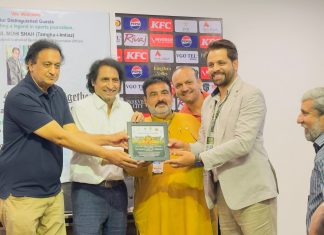 RAWALPINDI (TNS) Pakistan’s Milestone of 1,000 ODI Matches: Journalists Awarded ‘Excellence Awards’ by South Asian Sports Journalists Association RAWALPINDI