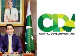 Islamabad (TNS) SOHAIL ASHRAF’S EXCELLENT ROLE IN SHAPING ISLAMABAD INTO A MODERN, DEVELOPED, ENVIRONMENTALLY SUSTAINABLE, TOURIST-FRIENDLY AND WORLD-CLASS CAPITAL