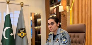 Islamabad (TNS) Chief Traffic Officer (CTO) Islamabad Kainat Azhar Khan assumes charge,