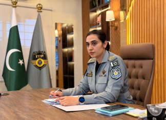 Islamabad (TNS) Chief Traffic Officer (CTO) Islamabad Kainat Azhar Khan assumes charge,