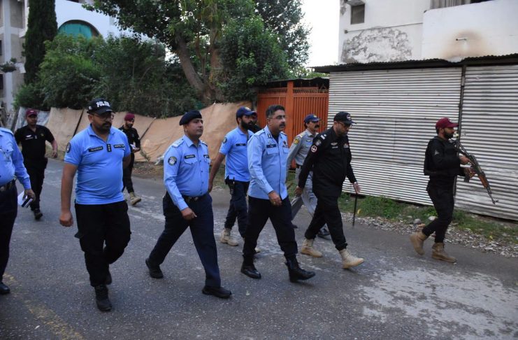 Islamabad (TNS) Muharram security measures intensify, IGP Islamabad and senior officers conduct field visits