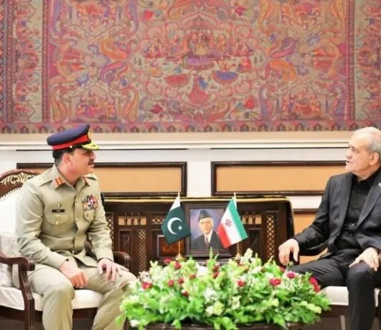 RAWALPINDI (TNS) Field Marshal Syed Asim Munir calls on Iranian President