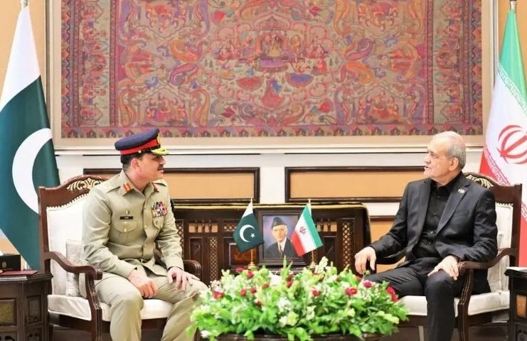 RAWALPINDI (TNS) Field Marshal Syed Asim Munir calls on Iranian President
