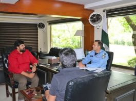 Islamabad (TNS) DIG Security reviews security arrangements for Chinese nationals residing in Islamabad