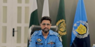 Islamabad (TNS) Captain (R) Hamza Humayun assumes charge as SSP Operations Safe City