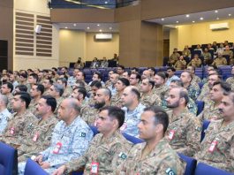 Rawalpindi (TNS) Field Marshal Syed Asim Munir, NI (M), HJ, Chief of Army Staff & Chief of Defence Forces visited National Defence University (NDU)