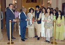 Islamabad (TNS) Ali Muzaffar unveils REENTRY, his first solo exhibition at Satrang Art Gallery, Serena Hotels Islamabad