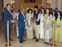 Islamabad (TNS) Ali Muzaffar unveils REENTRY, his first solo exhibition at Satrang Art Gallery, Serena Hotels Islamabad