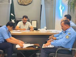 Islamabad (TNS) SSP Operations Qazi Ali Raza chairs key crime review meeting with Sawan Zone officers