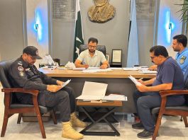 Islamabad (TNS) SSP Operations Islamabad Qazi Ali Raza Chairs Key Crime Review Meeting with City and Saddar Zone Officers