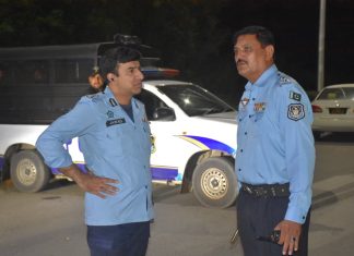 Islamabad (TNS) DIG visits various duty points; reviews security arrangements