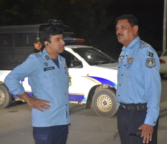 Islamabad (TNS) DIG visits various duty points; reviews security arrangements