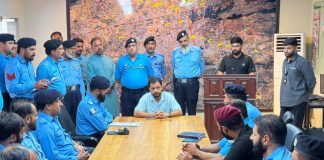 Islamabad (TNS) SSP Operations remains active, reviews Church security on Sunday،Following the special directives of Inspector General of Police (IGP) Syed Ali Nasir Rizvi